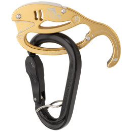 Осигурител AustriAlpin FISH aвтоматичен ограничител с карабинер HMS RON черен