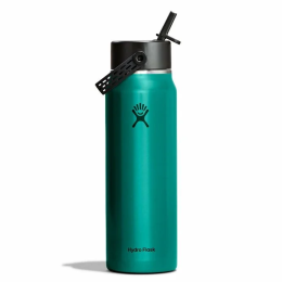 Термос Hydro Flask 32 Oz Lightweight Wide Flex Straw Cap зелен Emerald Green