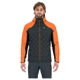 Мъжко яке Karpos Lastei Active Pl.Jkt сив/оранжев WOODL.GRAY/VIBR.ORANGE