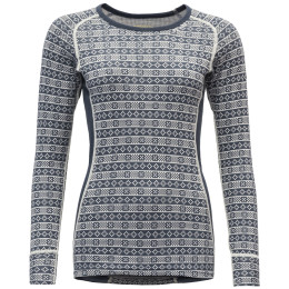 Дамска функционална блуза Devold Alnes Woman Shirt черен/бял Night