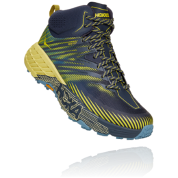 Мъжки обувки за бягане Hoka One One Speedgoat Mid 2 Gtx син/жълт OmbreBlue/BlueSheen