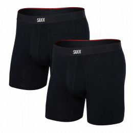 Боксерки Saxx Vibe Xtra Super Soft Bb Fly 2Pk черен Black