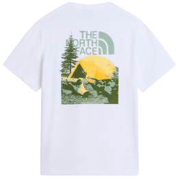 Мъжка тениска The North Face M Pitch A Tent Relaxed Ss Tee бял TNF WHITE