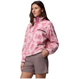Дамски суитшърт Columbia Helvetia™ II Printed Cropped Half Snap