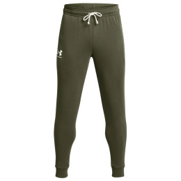 Мъжки анцуг Under Armour Rival Terry Jogger тъмно зелен Marine OD Green/Onyx White