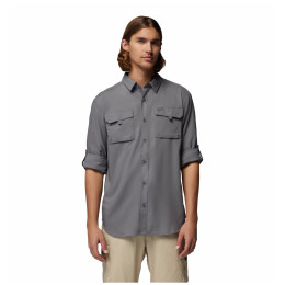 Мъжка риза Columbia Silver Ridge™ Utility II LS Shirt сив City Grey