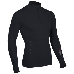 Мъжка тениска Ortovox Merino Competition Long Sleeve черен BlackRaven