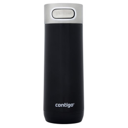 Термочаша Contigo Luxe 470ml черен/сребърен licorice
