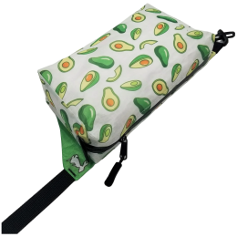 Чанта за кръста High Tail Designs Fanny Pack Dirty Avocado бял/зелен Dirty Avocado