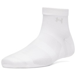 Дамски чорапи Under Armour UA Women's Vanish 3pk Qtr бял White / White / Halo Gray