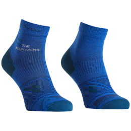 Мъжки мериносови чорапи Ortovox Alpine Light Quarter Socks M светло син Blue Note
