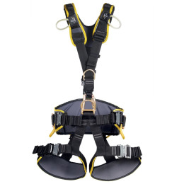 Работна сбруя Singing Rock Expert 3D черен/жълт Speed Steel