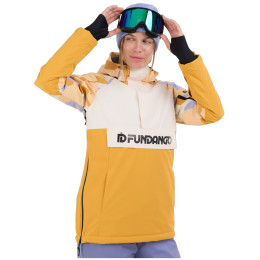 Дамско зимно яке Fundango Birch ECO Logo Anorak жълт/лилав corn cloud