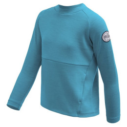 Детски функционален суитшърт Sensor Merino Upper Traveller Mint Blue светло зелен Mint Blue