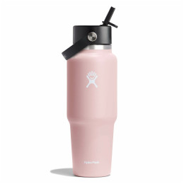 Термо бутилка Hydro Flask Wide Flex Straw Travel Bottle 32 Oz черно/розово TRILLIUM