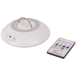 Лампа и високоговорител Bo-Camp Aereola бял White