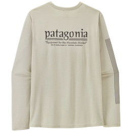 Мъжка тениска Patagonia M's L/S Cap Cool Daily Shirt - Hut Tripper бял Dyno White