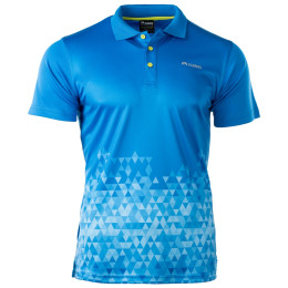 Мъжка тениска Elbrus Kantale син FrenchBlueTrianglePrint/AcidLime