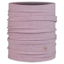 Многофункционален шал Buff Merino Fleece Neckwarmer светло розов LILAC SAND