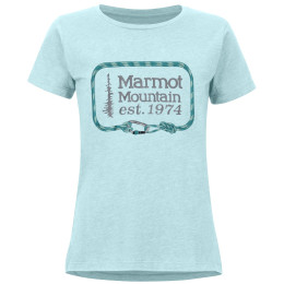 Дамска тениска Marmot Wm's Ascender Tee SS син CorydalisBlueHeather