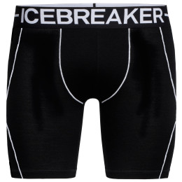 Мъжки боксерки Icebreaker M's Anatomica Zone Long Boxers черен Black