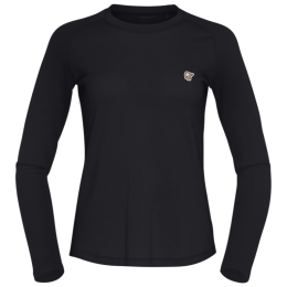 Дамска тениска Norrona femund pureUll Long Sleeve черен Caviar Black