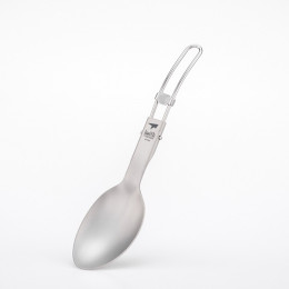 Лъжица Keith Titanium Folding Titanium Spoon сив