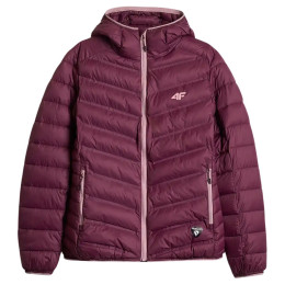 Дамско хибридно яке 4F Down Jacket F0895 винен Dark Pink