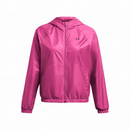 Дамски суитшърт Under Armour SPORT WINDBREAKER JKT розов AstroPink/Black