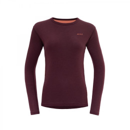 Дамска функционална блуза Devold Multi Sport Merino 190 Shirt Wmn винен PORT