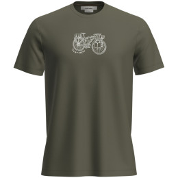 Функционална мъжка тениска  Icebreaker M Mer 150 Tech Lite SS Tee Adventure Rid зелен Loden