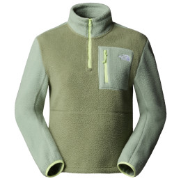 Дамски суитшърт The North Face W Yumiori 1/4 Zip зелен Bark Mist/Slate Moss/As