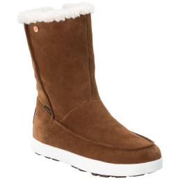 Дамски апрески Jack Wolfskin Auckland Wt Texapore Boot H W кафяв DesertBrown/White