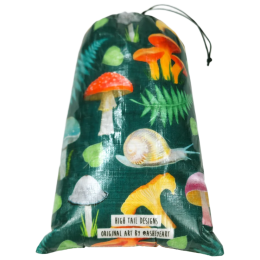 Опаковка High Tail Designs Drawstring Stuff Sack Forest Mushroom зелен Forest Mushroom