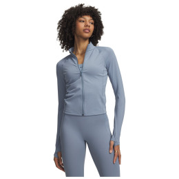 Дамски функционален суитшърт Under Armour Vanish Elite Full Zip светло син Blue Wind / / Metallic Silver
