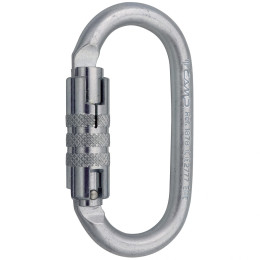 Карабинер Camp Steel Oval Pro 2Lock сребърен