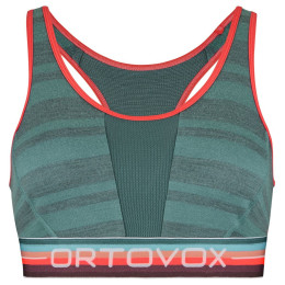Спортен сутиен Ortovox 185 Rock'N'Wool Sport Top W сив