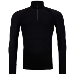 Функционален мъжки суичър Ortovox 230 Competition Zip Neck черен BlackRaven