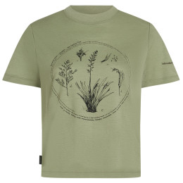 Дамска тениска Icebreaker Merino 150 Tech Lite SS Crop Tee Seed Story