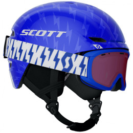 Комплект  каска и очила Scott Keeper 2 + Witty Jr син/светлосин royal blue