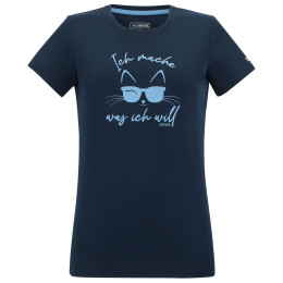 Дамска тениска Regatta Women’s Fingal Slogan тъмно син Navy