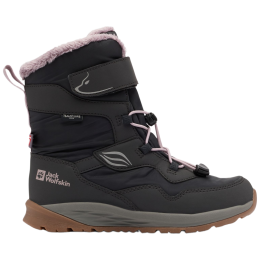 Детски зимни ботуши Jack Wolfskin Polar Bear-G Texapore High Vc K - Phantom черно/розово phantom