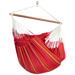 Люлеещ се стол La Siesta Currambera Lounger червен Cherry