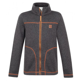 Детски пуловер Loap Keks тъмно сив Grey