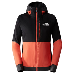 Дамско яке The North Face W Dawn Turn Hybrid Ventrix Hoodie оранжев RADIANT ORANGE/NFB/ASGY