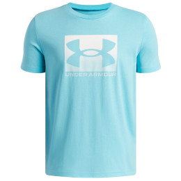 Детска функционална тениска Under Armour UA B Boxed Sports Update SS Fresco Blue