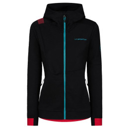 Дамски суичър La Sportiva Mood Hoody W черно/розово