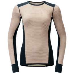 Дамска функционална блуза Devold Reverso Merino Shirt Wmn черен/бежов Stone