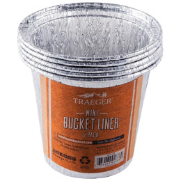 Аксесоар за скара Traeger MINI BUCKET LINER - 5 PACK сребърен