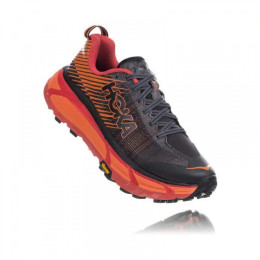 Мъжки обувки за бягане Hoka One One Evo Mafate 2 черен/оранжев Black/PoppyRed